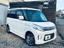 人気のＳＵＺＵＫＩスペーシアカスタムＴＳ４ＷＤ下取り入庫致しました♪夏冬タイヤ付き／ナビフルセグ／バックカメラ／ブルートゥース／両側パワースライドドア／ＥＴＣ／シートヒーター／ウィンカーミラー