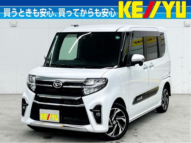タント カスタムＲＳスタイルセレクション　４ＷＤ　ＳＤナビ　バックカメラ　フルセグＴＶ　Ｂｕｌｅｔｏｏｔｈ　ＵＳＢ　両側電動スライドドア　衝突被害軽減ブレーキ　クルーズコントロール　シートヒーター　ドライブレコーダー　純正アルミ　ワンオーナー（3枚目）