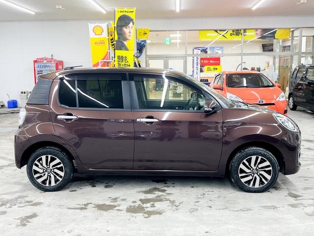 パッソ モーダ Gパッケージ 4WD 寒冷地仕様 純正エンジンスターター 純正ナビ バックカメラ フルセグTV Buletooth DVD シートヒーター 衝突被害軽減ブレーキ 前後ドライブレコーダー 純正アルミホイール 禁煙車(11枚目)