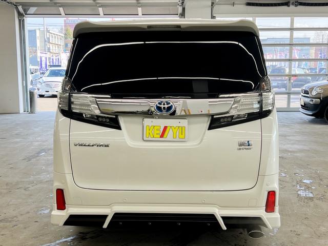 ヴェルファイアハイブリッド ＺＲ　Ｇエディション　４ＷＤ　モデリスタフルエアロ　アルパイン１０インチナビ　フルセグＴＶ　Ｂｌｕｅｔｏｏｔｈ　ＤＶＤ　フリップダウンモニター　デジタルインナーミラー型ドラレコ　レザーシート　シートヒーター　１００Ｖ電源（10枚目）