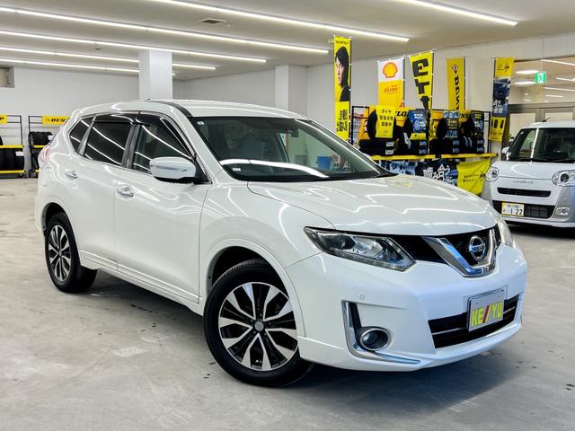 エクストレイル モード・プレミア　エマージェンシーブレーキパッケージ　４ＷＤ　純正ナビ　フルセグＴＶ　ＤＶＤ　Ｂｌｕｅｔｏｏｔｈ　衝突被害軽減ブレーキ　コーナーセンサー　デジタルインナーミラー　レザーシート　純正オーテックアルミ１８インチ　シートヒーター　ＥＴＣ　禁煙車（10枚目）