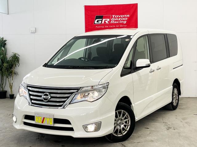 ハイウェイスター Sエディション 禁煙車 4WD SDナビ フルセグTV DVD Bluetooth USB バックカメラ 衝突軽減装置 片側電動スライド クルーズコントロール 純正エアロ プッシュスタート 横滑り防止システム ETC(2枚目)