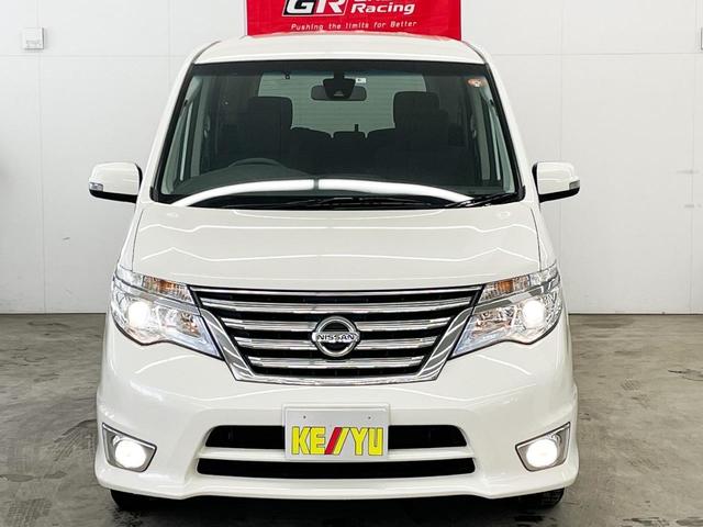 ハイウェイスター Sエディション 禁煙車 4WD SDナビ フルセグTV DVD Bluetooth USB バックカメラ 衝突軽減装置 片側電動スライド クルーズコントロール 純正エアロ プッシュスタート 横滑り防止システム ETC(8枚目)