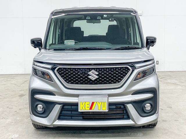 ソリオバンディット ハイブリッドＭＶ　４ＷＤ　純正８インチナビ　フルセグＴＶ　Ｂｌｕｅｔｏｏｔｈ　前後ドラレコ　全方位カメラ　後席サーキュレーター　追従クルコン　衝突被害軽減ブレーキ　コーナーセンサー　両側電動スライドドア　シートヒーター（11枚目）