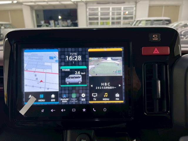 スペーシアカスタム ハイブリッドXSターボ 4WD 届出済未使用車 スズキコネクト対応純正9インチナビ アラウンドビューモニター フルセグTV Bluetooth 両側電動スライドドア シートヒーター 衝突被害軽減ブレーキ ステアリングヒーター(28枚目)