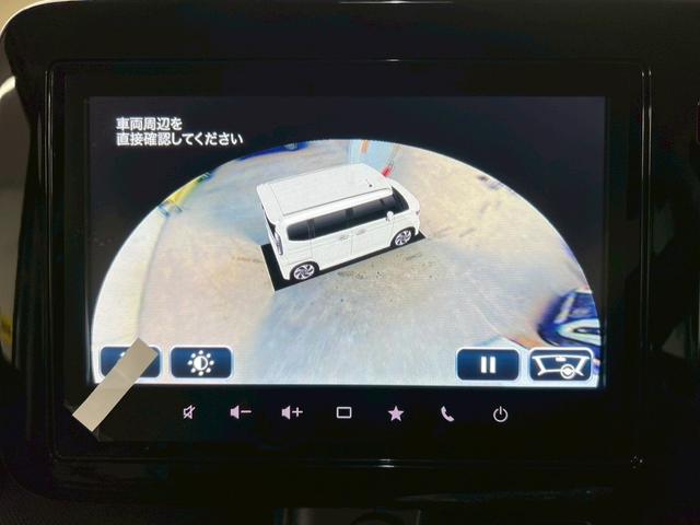 スペーシアカスタム ハイブリッドXSターボ 4WD 届出済未使用車 スズキコネクト対応純正9インチナビ アラウンドビューモニター フルセグTV Bluetooth 両側電動スライドドア シートヒーター 衝突被害軽減ブレーキ ステアリングヒーター(33枚目)