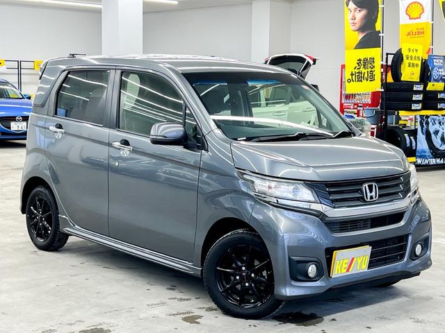 Ｎ－ＷＧＮカスタム Ｇ・ターボパッケージ　４ＷＤ　冬タイヤアルミセット　純正ディスプレイオーディオ　バックカメラ　Ｂｕｌｅｔｏｏｔｈ　ワンセグＴＶ　ＵＳＢ　ＣＤ　ハーフレザーシート　シートヒーター　ＨＩＤヘッドライト　クルーズコントロール（7枚目）