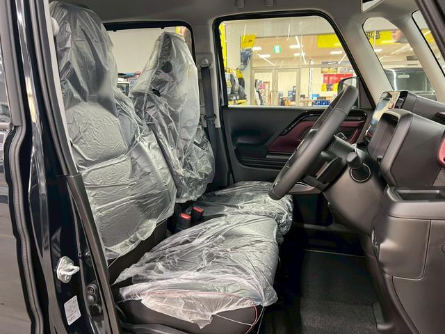 スペーシアカスタム ハイブリッドＸＳターボ　４ＷＤ　届出済未使用車　スズキコネクト対応純正９インチナビ　アラウンドビューモニター　フルセグＴＶ　Ｂｌｕｅｔｏｏｔｈ　両側電動スライドドア　シートヒーター　衝突被害軽減ブレーキ　ステアリングヒーター（14枚目）