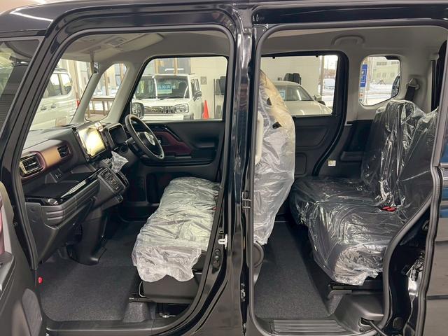 スペーシアカスタム ハイブリッドＸＳターボ　４ＷＤ　届出済未使用車　スズキコネクト対応純正９インチナビ　アラウンドビューモニター　フルセグＴＶ　Ｂｌｕｅｔｏｏｔｈ　両側電動スライドドア　シートヒーター　衝突被害軽減ブレーキ　ステアリングヒーター（17枚目）