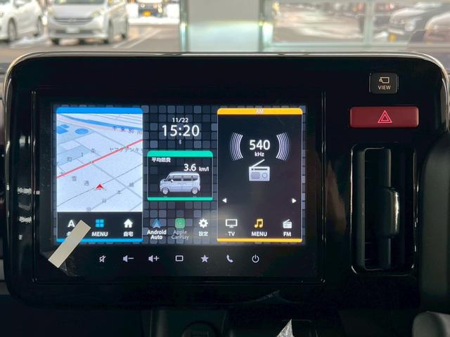 スペーシアカスタム ハイブリッドＸＳターボ　４ＷＤ　届出済未使用車　スズキコネクト対応純正９インチナビ　アラウンドビューモニター　フルセグＴＶ　Ｂｌｕｅｔｏｏｔｈ　両側電動スライドドア　シートヒーター　衝突被害軽減ブレーキ　ステアリングヒーター（28枚目）