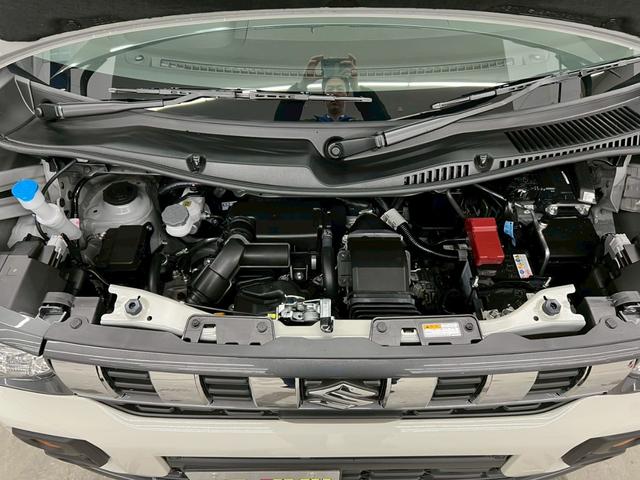 スペーシアギア ハイブリッドＸＺ　ターボ　４ＷＤ　届出済未使用車　スズキコネクト対応純正９インチナビ　アラウンドビューモニター　フルセグＴＶ　Ｂｌｕｅｔｏｏｔｈ　両側電動スライドドア　シートヒーター　衝突被害軽減ブレーキ　ステアリングヒーター（46枚目）