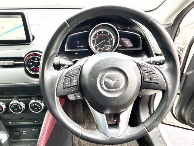 ＣＸ－３ ＸＤ　ツーリング　４ＷＤ　革シート　純正ナビ　フルセグＴＶ　バックカメラ　ローダウン　軽減ブレーキ　クルーズコントロール　スマートキー　アイドリングストップ　シートヒーター　ＭＴモード付　社外アルミ　横滑り防止（38枚目）