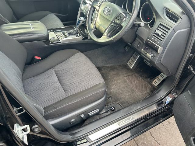 マークＸ ２５０Ｓ　Ｆｏｕｒ　４ＷＤ　本州仕入　純正ナビ　軽減ブレーキ　社外ライト　スマートキー　シートヒーター　クルーズコントロール　Ｂカメラ　純正アルミ　ＭＴモード付　フォグ　レーンキープアシスト　盗難防止装置　パワーシート（54枚目）