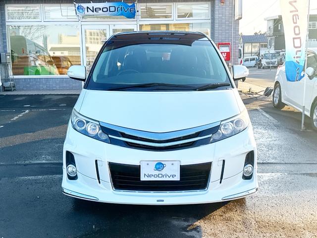 エスティマハイブリッド アエラス　４ＷＤ　本州仕入　寒冷地仕様　モデリスタエアロ　ムーンルーフ　両側パワースライドドア　社外ＳＤナビ　後席モニター　フルセグＴＶ　バックカメラ　プッシュスタート　スマートキー　クルコン　シートヒーター（11枚目）