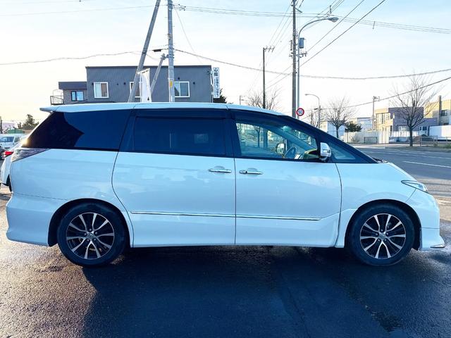 エスティマハイブリッド アエラス　４ＷＤ　本州仕入　寒冷地仕様　モデリスタエアロ　ムーンルーフ　両側パワースライドドア　社外ＳＤナビ　後席モニター　フルセグＴＶ　バックカメラ　プッシュスタート　スマートキー　クルコン　シートヒーター（22枚目）