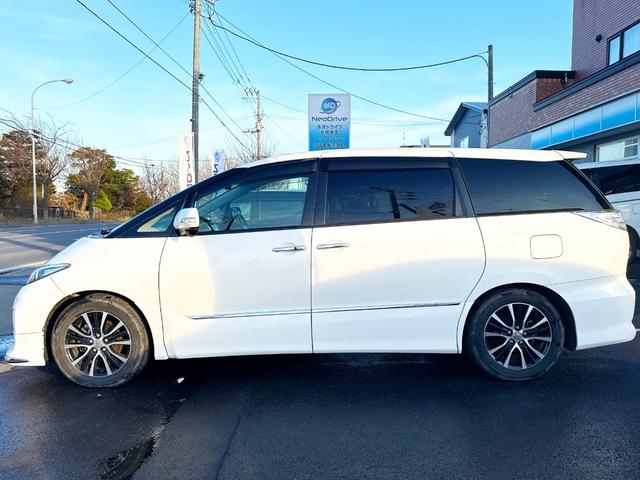 エスティマハイブリッド アエラス　４ＷＤ　本州仕入　寒冷地仕様　モデリスタエアロ　ムーンルーフ　両側パワースライドドア　社外ＳＤナビ　後席モニター　フルセグＴＶ　バックカメラ　プッシュスタート　スマートキー　クルコン　シートヒーター（27枚目）