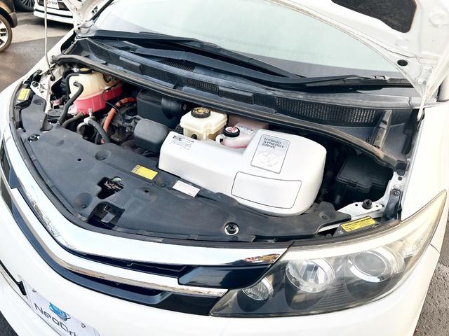 エスティマハイブリッド アエラス　４ＷＤ　本州仕入　寒冷地仕様　モデリスタエアロ　ムーンルーフ　両側パワースライドドア　社外ＳＤナビ　後席モニター　フルセグＴＶ　バックカメラ　プッシュスタート　スマートキー　クルコン　シートヒーター（68枚目）