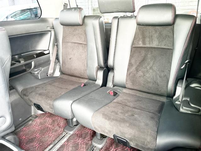 ヴェルファイア 2.4Z ゴールデンアイズ 4WD 本州仕入 純正ナビ 後席モニター 両側パワースライド 電動リアゲート ハーフレザー 2列目オットマンシート 7人乗り HID 純正アルミ 横滑り防止 MTモード付 CVT タイミングチェーン(17枚目)