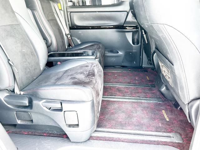 ヴェルファイア 2.4Z ゴールデンアイズ 4WD 本州仕入 純正ナビ 後席モニター 両側パワースライド 電動リアゲート ハーフレザー 2列目オットマンシート 7人乗り HID 純正アルミ 横滑り防止 MTモード付 CVT タイミングチェーン(47枚目)