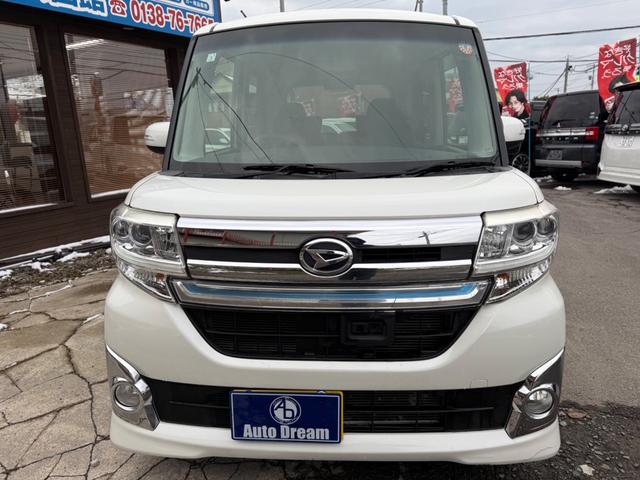 タント カスタムＸ　トップエディションＳＡ　４ＷＤ／純正ナビ／フルセグＴＶ／バックカメラ／ＥＴＣ／パワースライドドア／ＬＥＤヘッドライト／ハーフレザーシート／スマートアシスト（2枚目）