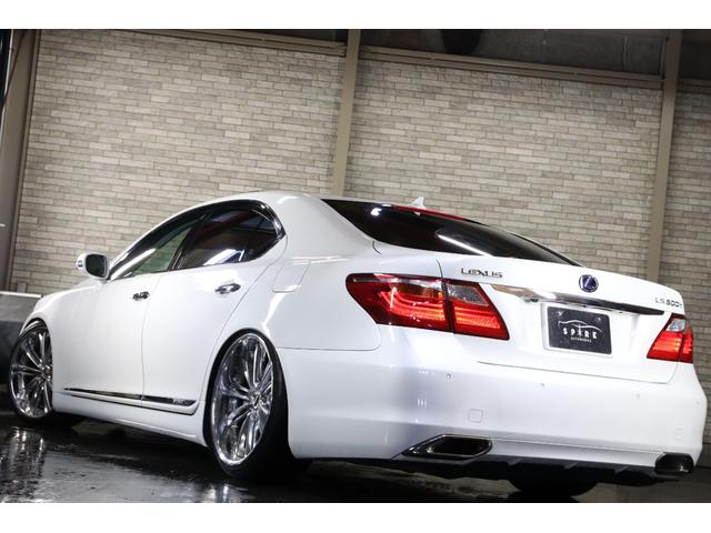 LS600hバージョンSIパッケージ4WDクレンツェ21AW 社外サスコン HDDナビ CD DVDチェンジャー フルセグTV バックカメラ スマートキー ETC USB ミュージックサーバー ブルートゥース パワートランク エアシート ステアリングヒーター(61枚目)