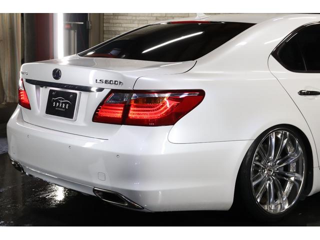LS600hバージョンSIパッケージ4WDクレンツェ21AW 社外サスコン HDDナビ CD DVDチェンジャー フルセグTV バックカメラ スマートキー ETC USB ミュージックサーバー ブルートゥース パワートランク エアシート ステアリングヒーター(64枚目)