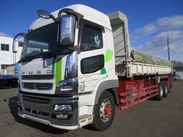 三菱ふそう スーパーグレート 車検 ｒ４年２月 ２５ｔロングダンプ ハイルーフの中古車 車体価格ask 13 平成25 年式 走行71 6万キロ 車体色ホワイト 北海道北広島市大曲４ １ 株式会社アシーネの在庫 グーネット中古車