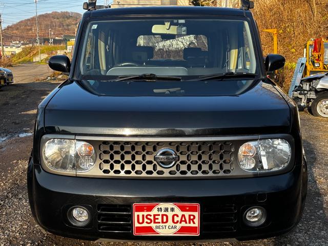 キューブ １４Ｓ　ＦＯＵＲ　キャリア　ドラレコ　キーレス　スタッドレス　切替４ＷＤ　ベンチシート（3枚目）