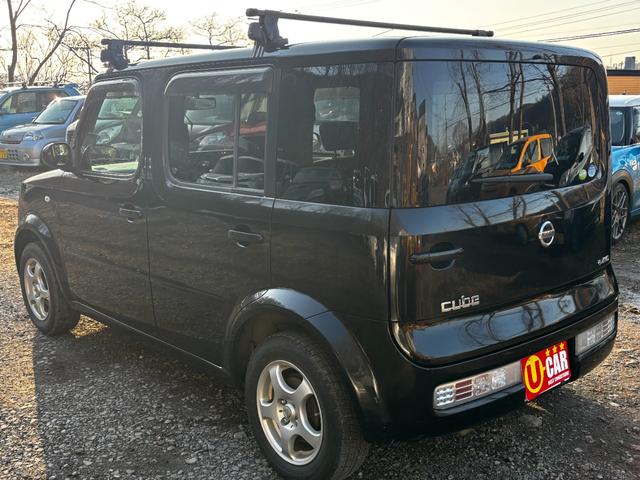 キューブ １４Ｓ　ＦＯＵＲ　キャリア　ドラレコ　キーレス　スタッドレス　切替４ＷＤ　ベンチシート（7枚目）