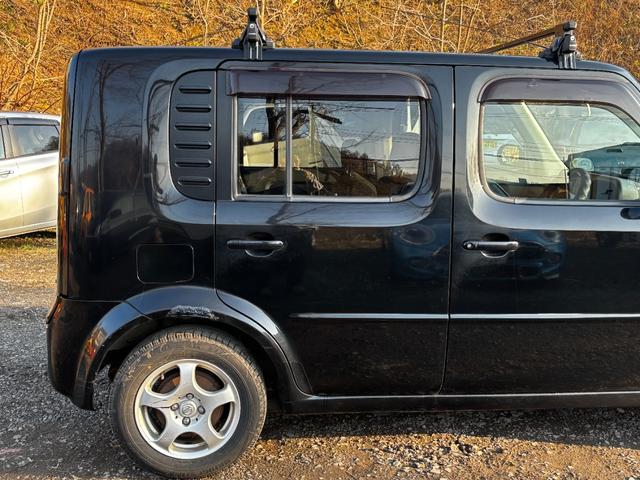 キューブ １４Ｓ　ＦＯＵＲ　キャリア　ドラレコ　キーレス　スタッドレス　切替４ＷＤ　ベンチシート（10枚目）