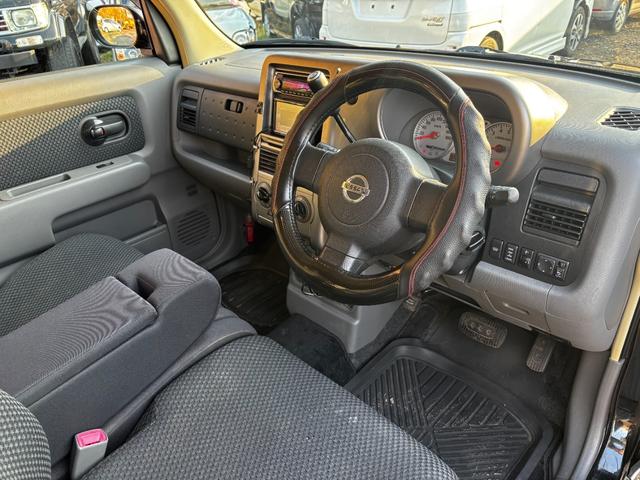 キューブ １４Ｓ　ＦＯＵＲ　キャリア　ドラレコ　キーレス　スタッドレス　切替４ＷＤ　ベンチシート（13枚目）