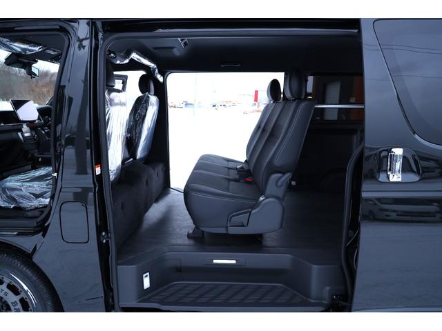 ハイエースバン スーパーＧＬ　ダークプライムＩＩ　登録済未使用車　新車コンプリート　寒冷地仕様　パノラミックビュー　デジタルインナーミラー　両側パワスラ　パワーバックドア　運助イージークローズ　アルパインＢＩＧＸ　レガンスエアロ　玄武ローダウン（51枚目）