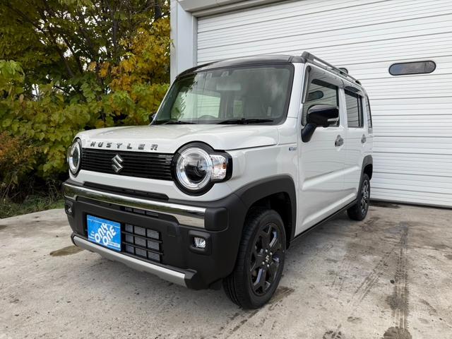 ハスラー タフワイルドターボ　純正全方位モニター付きナビ・純正フロアマット・ドアバイザー・１４インチ新品スタッドレス＆アルミ・下廻り防錆（7枚目）