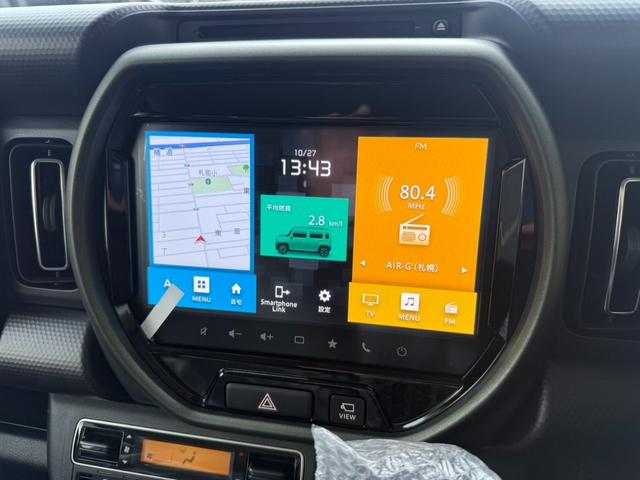 ハスラー タフワイルドターボ　純正全方位モニター付きナビ・純正フロアマット・ドアバイザー・１４インチ新品スタッドレス＆アルミ・下廻り防錆（11枚目）