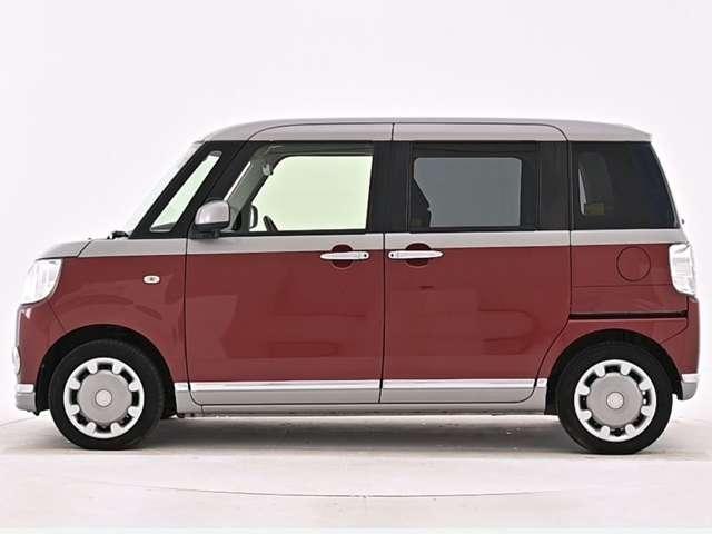 ムーヴキャンバス Xブラックインテリアリミテッド SAIII ナビ マルチアラウンドモニター ETC ベンチシート 両側電動スライドドア オートマチックハイビーム スマートキー オートライト(3枚目)