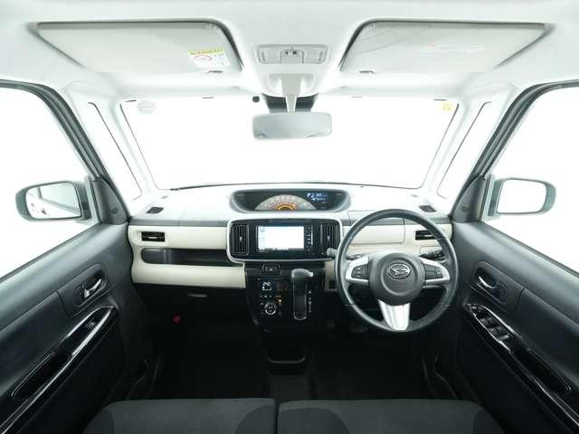 ムーヴキャンバス Xブラックインテリアリミテッド SAIII ナビ マルチアラウンドモニター ETC ベンチシート 両側電動スライドドア オートマチックハイビーム スマートキー オートライト(5枚目)