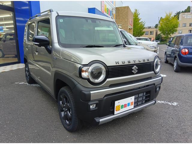 ハスラー タフワイルド　全方位モニター　ナビＴＶ　スズキコネクト　４ＷＤ　届出済使用車　衝突軽減ブレーキ　Ｂｌｕｅｔｏｏｔｈ　全周囲・バックカメラ　純正ナビＴＶ　シート・ドアミラーヒーター　スマートキー　プッシュスタート（3枚目）