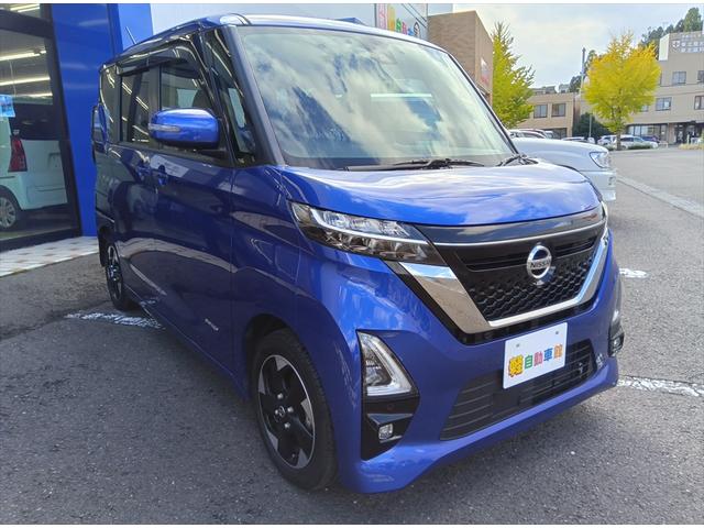 ルークス ハイウェイスター X 衝突軽減ブレーキ Bluetooth 全周囲・バックカメラ ドラレコ 純正ナビTV 片側パワースライドドア ETC 誤発進抑制 横滑り防止装置 スマートキー 禁煙車 W・サイドエアバック(3枚目)