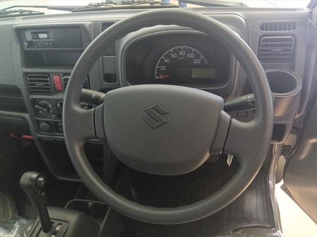 キャリイトラック ＫＣエアコン・パワステ　４ＷＤ　届出済未使用車　衝突軽減ブレーキ　キーレス　アイドリングストップ　誤発進抑制装置　横滑り防止装置　ＰＷ　ＡＢＳ　Ｗエアバッグ　障害物センサー　レーンキープアシスト（14枚目）