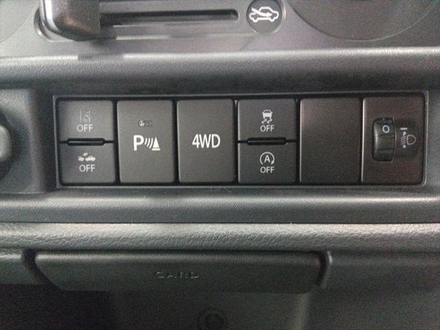 キャリイトラック ＫＣエアコン・パワステ　４ＷＤ　届出済未使用車　衝突軽減ブレーキ　キーレス　アイドリングストップ　誤発進抑制装置　横滑り防止装置　ＰＷ　ＡＢＳ　Ｗエアバッグ　障害物センサー　レーンキープアシスト（16枚目）