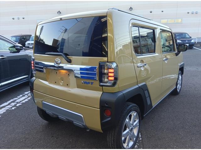 タフト Ｇターボ　クロムベンチャー　届出済未使用車　衝突軽減ブレーキ　シートヒーター　ＬＥＤヘッドライト　スマートキー　プッシュスタート　純正アルミホイール　誤発進抑制　横滑り防止　Ｗ・サイド・カーテンエアバック　アイドリングストップ（2枚目）