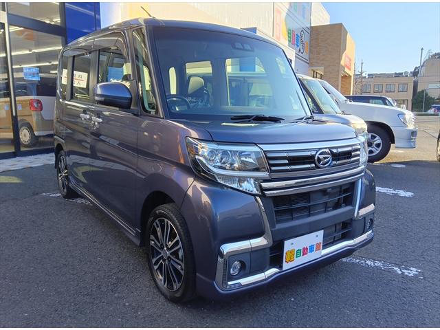 タント カスタムRS トップエディションSAIII ターボ 後期型 衝突軽減ブレーキ Bluetooth バックカメラ 社外ナビTV 両側パワースライドドア ETC 禁煙車 誤発進抑制装置 横滑り防止 ABS アイドリングストップ Wエアバック LED(3枚目)