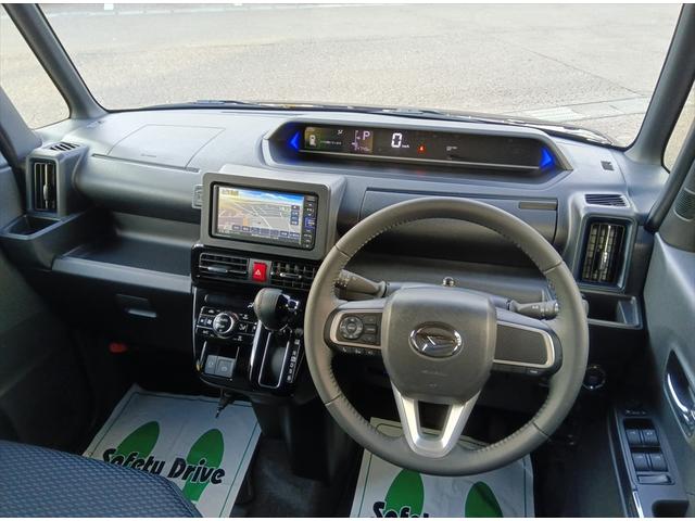 タント カスタムＲＳ　ターボ　純正ナビＴＶ　パノラマモニター　後期型　衝突軽減ブレーキ　Ｂｌｕｅｔｏｏｔｈ　バックカメラ　ドラレコ　両側パワースライドドア　ＥＴＣ　禁煙車　シートヒーター　誤発進抑制装置　横滑り防止装置（9枚目）