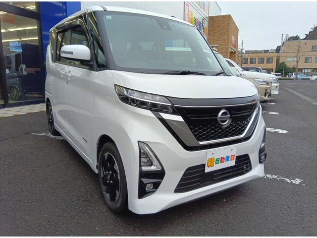 ルークス ハイウェイスター　Ｘ　快適パックＡ　純正ナビＴＶ　アラウンドビューモニター　衝突軽減ブレーキ　Ｂｌｕｅｔｏｏｔｈ　バックカメラ　ドラレコ　片側パワースライドドア　ＥＴＣ　純正アルミホイール　誤発進抑制　横滑り防止　ＬＥＤ（3枚目）