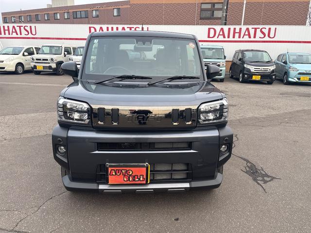 タフト Ｇ　ダーククロムベンチャー　・ＡＴ・４ＷＤ・スマートキー・プッシュスタートクルーズコントロール・ＬＥＤヘッドライト・ＬＥＤフォグライト・ステアリングスイッチ・シートヒーター・シートリフター・ガラスルーフ・純正アルミホイール（3枚目）