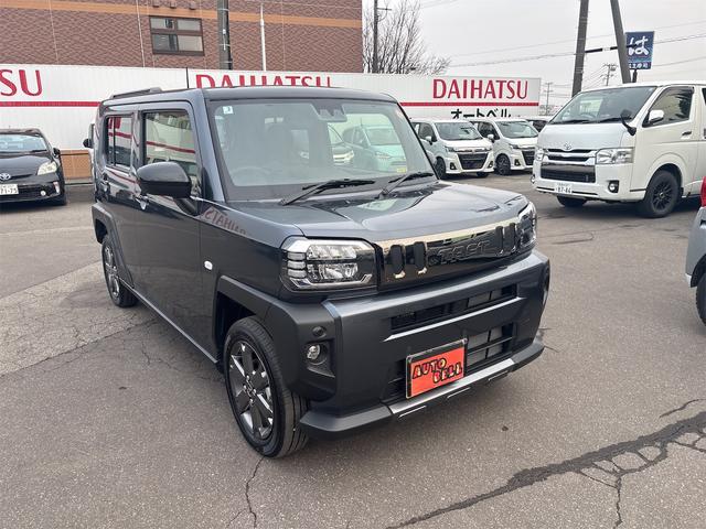 タフト Ｇ　ダーククロムベンチャー　・ＡＴ・４ＷＤ・スマートキー・プッシュスタートクルーズコントロール・ＬＥＤヘッドライト・ＬＥＤフォグライト・ステアリングスイッチ・シートヒーター・シートリフター・ガラスルーフ・純正アルミホイール（4枚目）