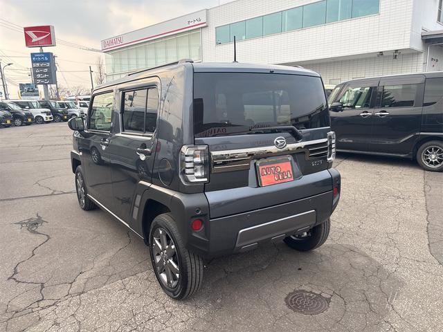 タフト Ｇ　ダーククロムベンチャー　・ＡＴ・４ＷＤ・スマートキー・プッシュスタートクルーズコントロール・ＬＥＤヘッドライト・ＬＥＤフォグライト・ステアリングスイッチ・シートヒーター・シートリフター・ガラスルーフ・純正アルミホイール（6枚目）