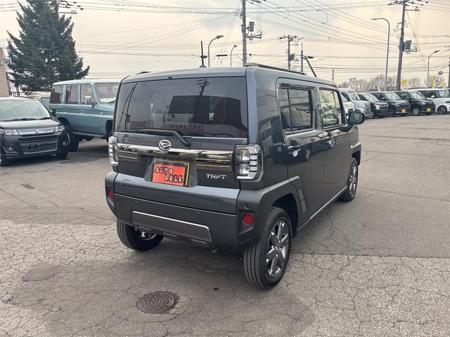 タフト Ｇ　ダーククロムベンチャー　・ＡＴ・４ＷＤ・スマートキー・プッシュスタートクルーズコントロール・ＬＥＤヘッドライト・ＬＥＤフォグライト・ステアリングスイッチ・シートヒーター・シートリフター・ガラスルーフ・純正アルミホイール（8枚目）