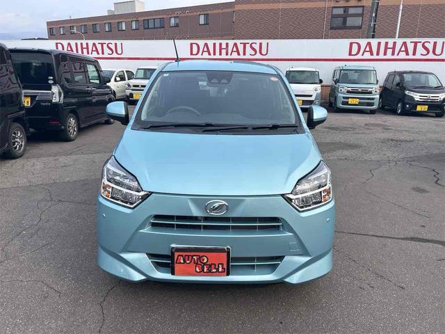 ミライース Ｘ　ＳＡＩＩＩ　４ＷＤ　クリアランスソナー　衝突被害軽減システム　オートライト　ＬＥＤヘッドランプ　キーレスエントリー　アイドリングストップ　電動格納ミラー　ＣＶＴ　盗難防止システム　ＡＢＳ　ＥＳＣ　衝突安全ボディ（3枚目）