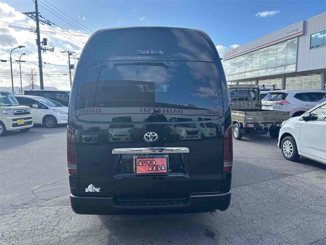 ハイエースバン ロング ハイルーフ キャンピングカー 4WD キャンピングカー ドライブレコーダー ETC 全周囲カメラ ナビ TV レーンアシスト 衝突被害軽減システム スライドドア オートマチックハイビーム キーレスエントリー 電動格納ミラー(7枚目)